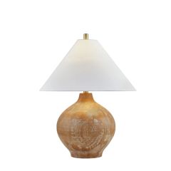 Round Modern Farmhouse Table Lamp