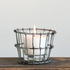 Round Wire Candle Holder Baskets