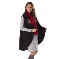 Ruffle Edge Vest Cardigan