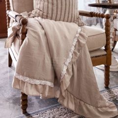 Ruffle Lace Throw
