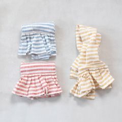 Ruffled Stripe Tea Towel Set of 3