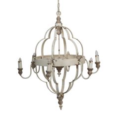 Rugged Elegance 6 Light Chandelier