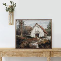 Rusted Hearth Barn 2 By Nina Blue Wall Art