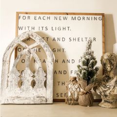 Rustic 3 Column Window Frame 