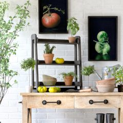 Rustic 3 Tiered Tabletop Shelf