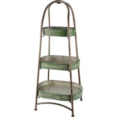Rustic Accents 3 Tier Ladder Display Stand