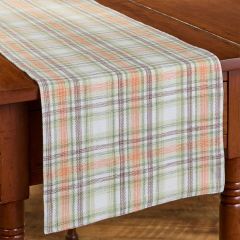 Rustic Accents Plaid Table Runner