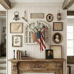 Rustic Arched Wood Window Frame Set of 2