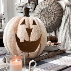 Rustic Big Mouth Jack O Lantern