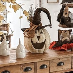 Rustic Big Mouth Jack O Lantern