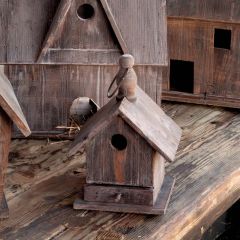 Rustic Birdhouse With Drawer