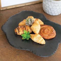 Rustic Black Lime Lazy Susan