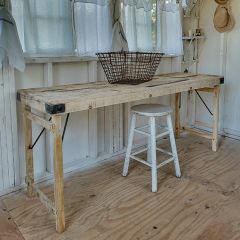 Rustic Bleached Wood Wedding Table