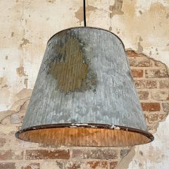 Rustic Bucket Pendant Light