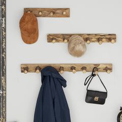 Rustic Cabin Wall Hooks Set of 3