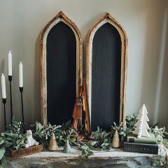Rustic Chalkboard Arch
