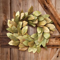 Rustic Charms Magnolia Wreath