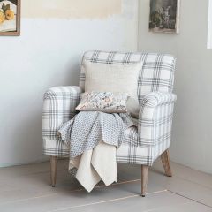 Rustic Charms Plaid Accent Chair