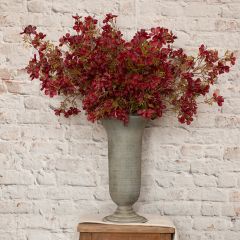 Rustic Chic Distressed Metal Tall Flower Vase