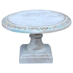 Rustic Chic Mango Wood Pedestal Cake Stand