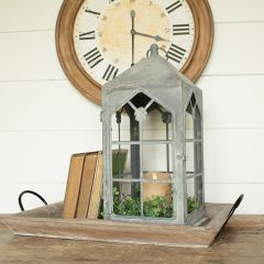 Rustic Chic Metal Candle Lantern