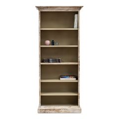 Rustic Chic Open Shelf Bookcase