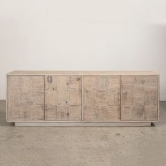 Rustic Contemporary 4 Door Sideboard