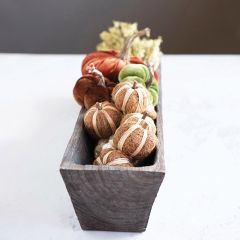 Rustic Decorative Coco and Raffia Pumpkin