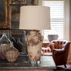 Rustic Earthy Farmhouse Table Lamp