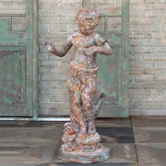 Rustic Elegance Butterfly Girl Sculpture