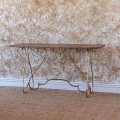 Rustic Elegance Farmhouse Console Table
