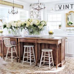 Rustic Farmhouse Breakfast Island