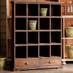 Rustic Farmhouse Display Shelf