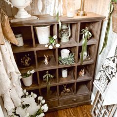 Rustic Farmhouse Display Shelf | SHIPS FREE