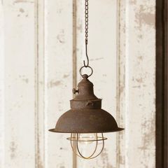 Rustic Farmhouse Dome Pendant