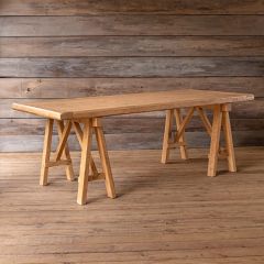 Rustic Farmhouse Sawhorse Table