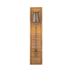 Rustic Farmhouse Shutter Wall Sconce