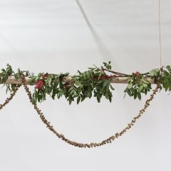 Rustic Farmhouse Sleigh Bells Garland