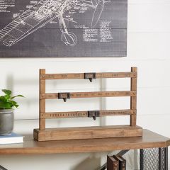 Rustic Farmhouse Sliding Tabletop Calendar