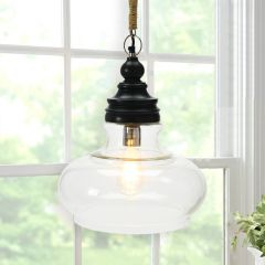Rustic Farmhouse Sphere Pendant Light