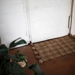 Rustic Farmhouse Tasseled Accent Rug