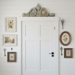 Rustic Farmhouse Turquoise Door Topper