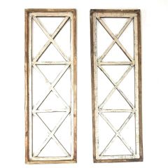 Rustic Farmhouse Wall Panel Decor Set of 2