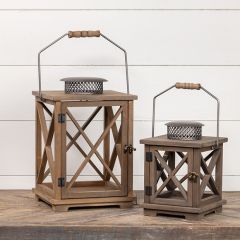 Rustic Farmhouse X Lantern