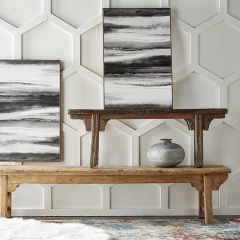 Rustic Found Wooden Bench