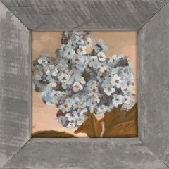 Rustic Framed Blue Lilac Wall Art