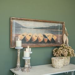 Rustic Framed Canoe Print