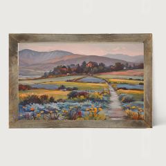 Rustic Framed Farmhouse Path Horizontal Wall Art