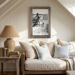 Rustic Framed No Swimming Wall Art