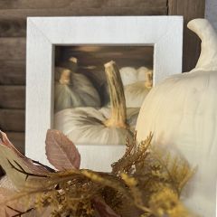 Rustic Framed Spicy Pumpkins Wall Art